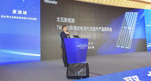 异质结光伏电池及组件技术赋能，连云港新能源产业投资推介会成功召开